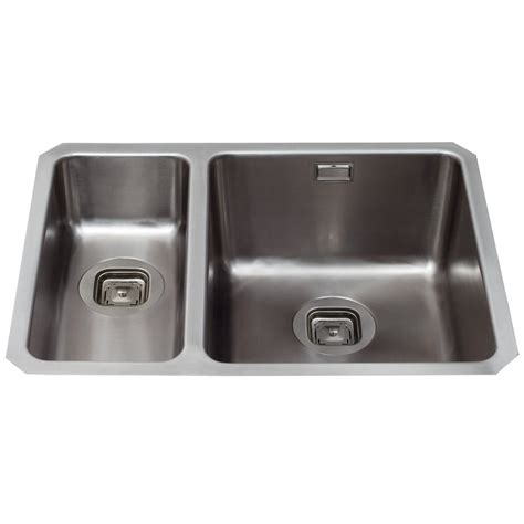 This sink uses a 16 gauge steel with industrial construction strength. CDA KVC35LSS 1.5 Bowl Satin Stainless Steel Undermount ...