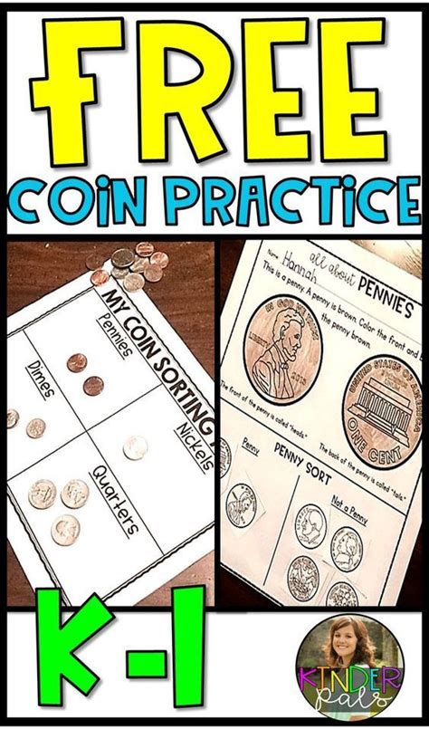 Free money worksheets, activities, and posters to teach and practice US