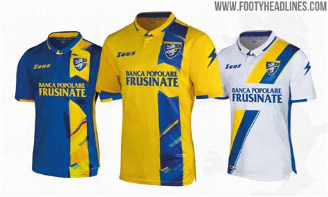 Frosinone calcio frosinone 1 : Frosinone Calcio 19-20 Home, Away & Third Kits Revealed ...