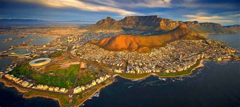 Cape Town Aerial The Cape Aflame