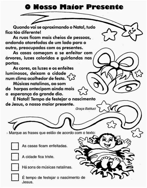 Texto Da Escuridão Para O Colorido Com Gabarito