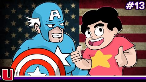 Captain America Vs Steven Universe Rap Battle Youtube