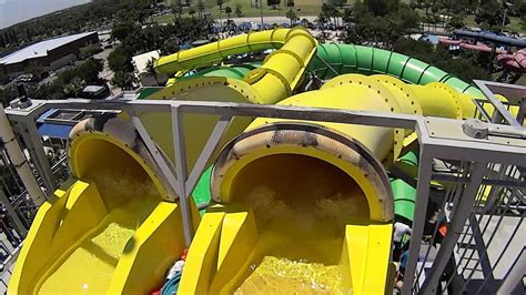 Pirates Plunge Water Slide At Rapids Water Park Youtube