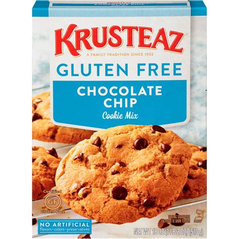 Krusteaz Gluten Free Chocolate Chip Cookie Mix 18 Oz Box Walmart