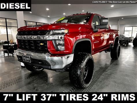 2023 Chevrolet Silverado 2500 Lifted Diesel Truck 4wd 7 Lift 37 Tires