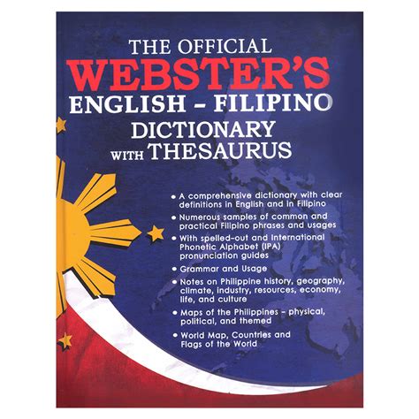 Learning Is Fun The Official Websters English Filipino Dictionary