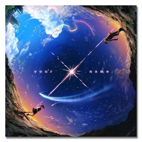 2017 Hot Anime Your Name Art Silk Or Canvas Posters 13x13 24x24 Inches