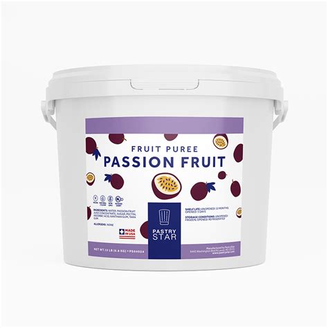 Passion Fruit Fruit Puree Pastrystar
