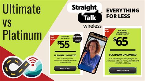 Straight Talkss Unlimited Plans Platinum Vs Ultimate For Verizon At