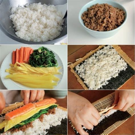 Wrapped inside layers of roasted seaweed (gim) and steamed rice (bap), the versatile fillings are often cooked and individually seasoned. Seaweed Rice Rolls From Maangchi's Real Korean Cooking ...