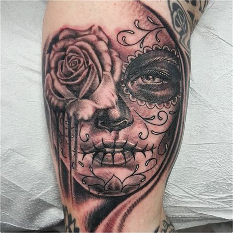 Https://tommynaija.com/tattoo/day Of The Dead Tattoo Design Skull