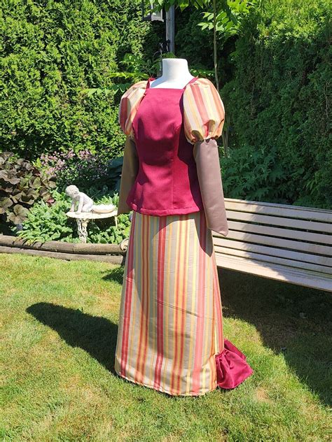 🇨🇦 Handmade Victorian Reproduction Dress 2 Piece Theatre Reenactment