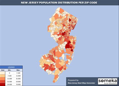 New Jersey Zip Code Map In Excel Zip Codes List And Population Map My Xxx Hot Girl