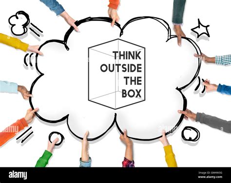 Thinking Out Of The Box Concept Stock Photo Alamy