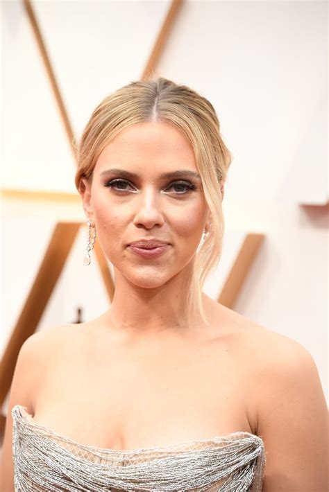 Scarlett Johansson Earrings At Oscars 2020 Popsugar Fashion Uk Photo 11