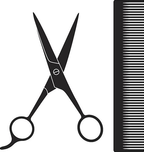 Royalty Free Haircutting Scissors Clip Art Vector Images