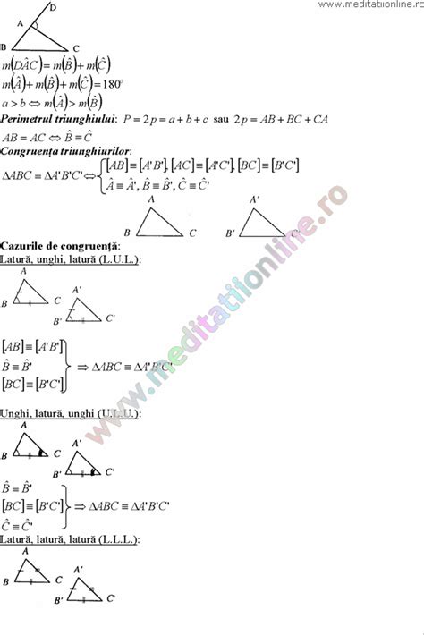 Formule Matematica Clasele 5 8 Pdf
