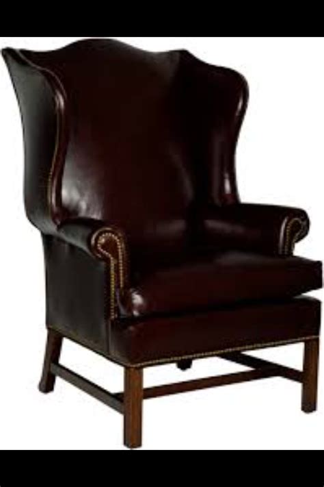 Pin By Leo On Georgian Furniture Wing Chair Leather Wing Chair