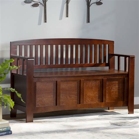 Charlton Home Bush Creek Solid Wood Storage Entryway Bench And Reviews