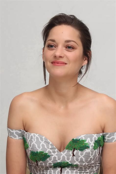 Marion Cotillard Braless Wearing Sexy Off Shoulder Dress At The Two
