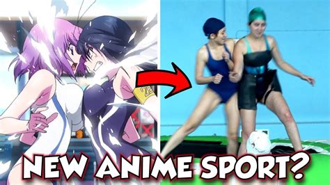 Keijo Women Only Sport Anime Now Real A Boob And Butt Contact Water