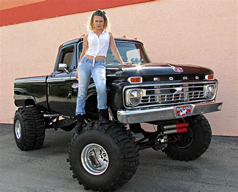 Ford F 350 Monster Truck 1966 Black For Sale Armed And Dangerous 1966