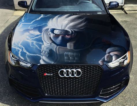 Vinyl Car Hood Wrap Color Graphics Decal Anime Boy Manga Naruto Sticker