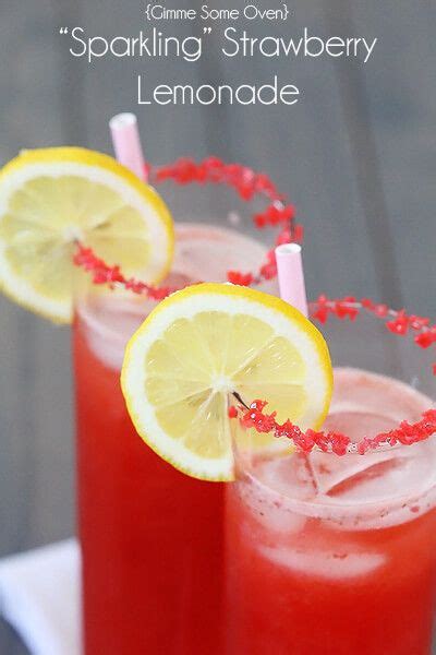 Sparkling Strawberry Lemonade Recipe Sparkling Strawberry Lemonade