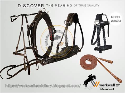 Pleasure Driving Harness Single Horse Wdh7753 Workwell Saddlery
