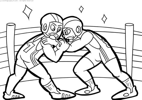 Wrestling Coloring Pages At Free Printable Colorings Porn Sex Picture