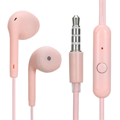 U19 35mm Wired Headphones In Ear Headset Macaron Color Music Earphone