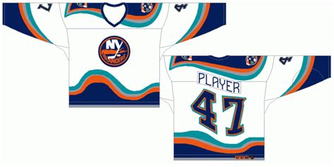 This rectangular rug has an edmonton oilers logo, so you can represent your favorite team. New York Islanders Alternate Uniform - National Hockey ...