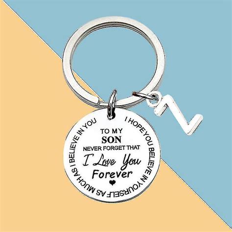 To My Son Daughter Inspirational T Keychain Never Forget That I Love You Forever Best Father