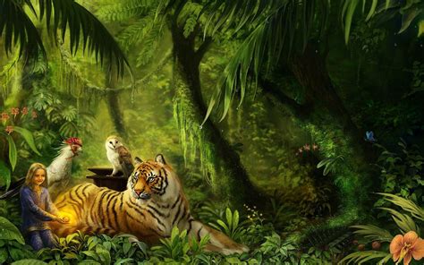 Animated Jungle Background Wallpaper 08216 Baltana