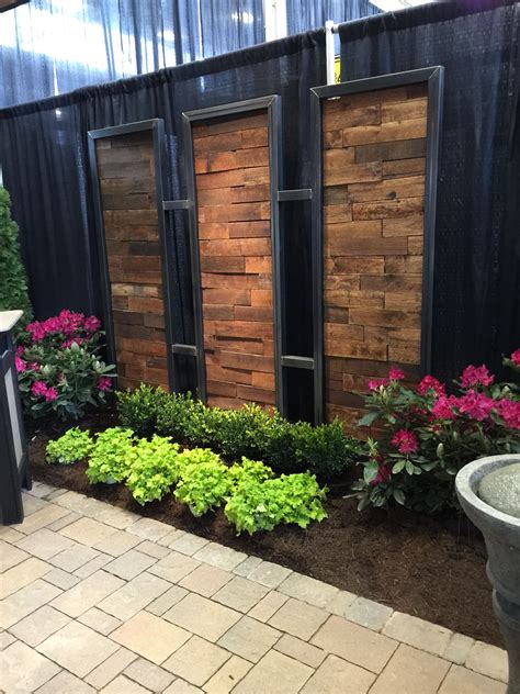 Reclaimed Wood Privacy Panels Screens Outdoor Patio Privacy Panels
