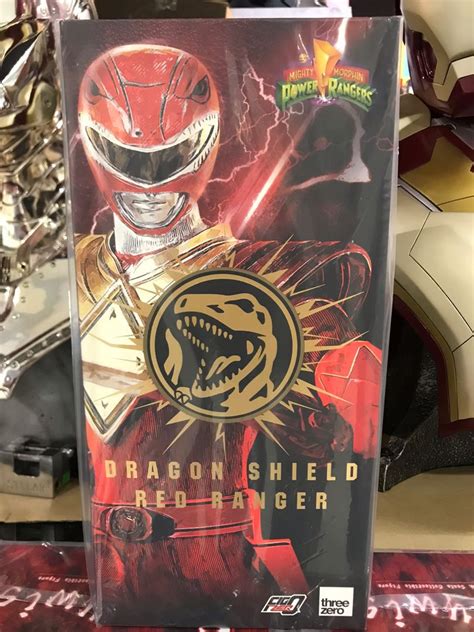 Threezero 1 6 Mighty Morphin Power Rangers Dragon Shield Red Ranger