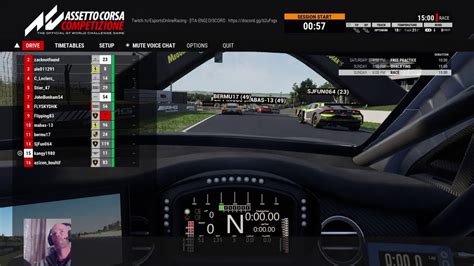 Assetto Corsa Competizione Live Stream Racing Online Youtube