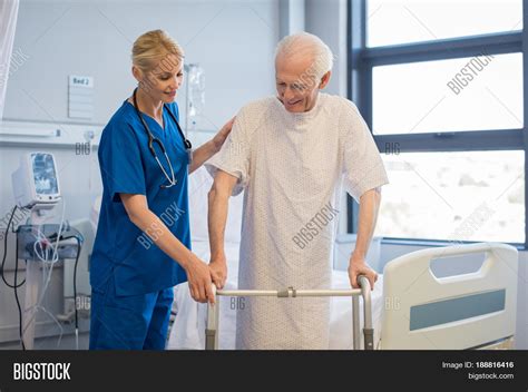 Nurse Helping Disabled Image And Photo Free Trial Bigstock