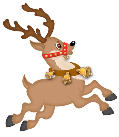 Reindeer Christmas Clipart Free Clipground