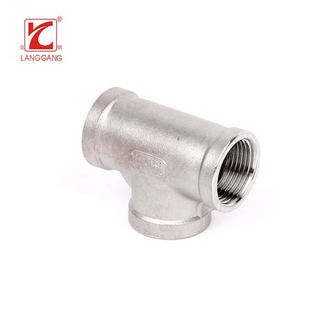 Euqla Tee Stainless Steel Threaded Pipe Fittings China Stainless