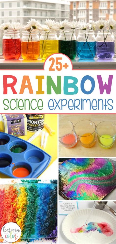 Rainbow Science Hands On Activities For Elementary Elementary Science