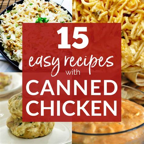 How To Prepare Perfect Recipes Using Canned Chicken The Healthy Quick