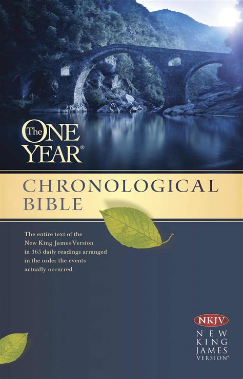 Nkjv One Year Chronological Bible Blue Paperback Reading Plan