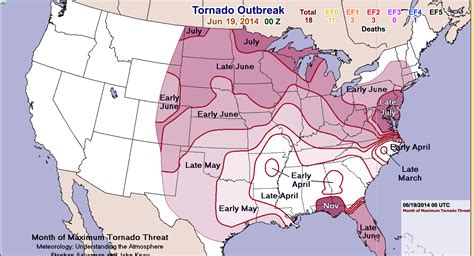 Tornado Map Of Usa United States Map