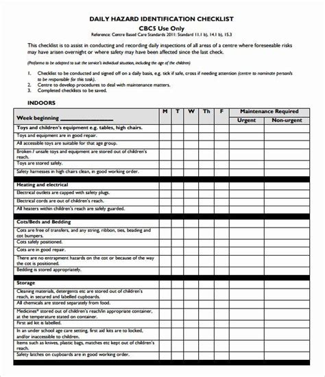 Best way to maintain a sample checklist is on excel as it provides a meticulous and detailed readymade format for creating work checklist. Apartment Maintenance Checklist Template Awesome Checklist ...