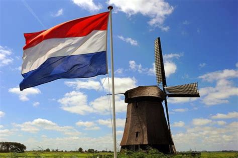 the dutch tricolor flag heavenly holland