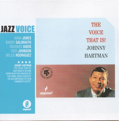 Johnny Hartman The Voice That Is 2004 Cd Discogs