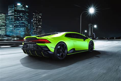 Lamborghini Huracan Evo Fluo Capsule Rear K Wallpaper Hd Cars