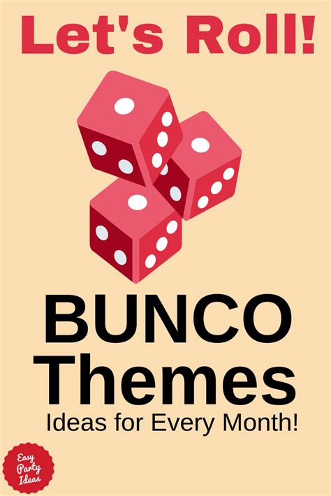 Bunco Party Theme Ideas