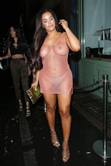 Lateysha Grace Nude Tits In Public See Through Dress Exposed Everything Scandal Planet
